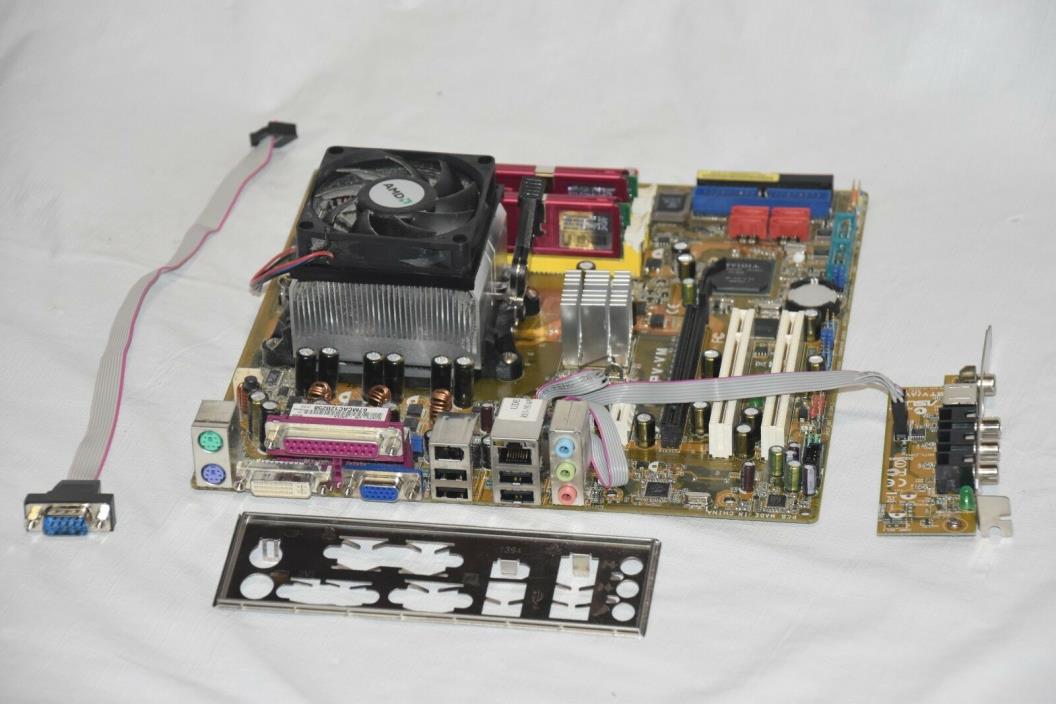ASUS M2NPV-VM Motherboard with AMD Athlon 64 3800+ 2GHz CPU & Adata 4GB RAM