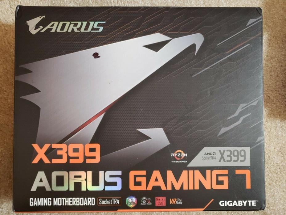 GIGABYTE X399 AORUS Gaming 7 sTR4 AMD X399 ATX Motherboard