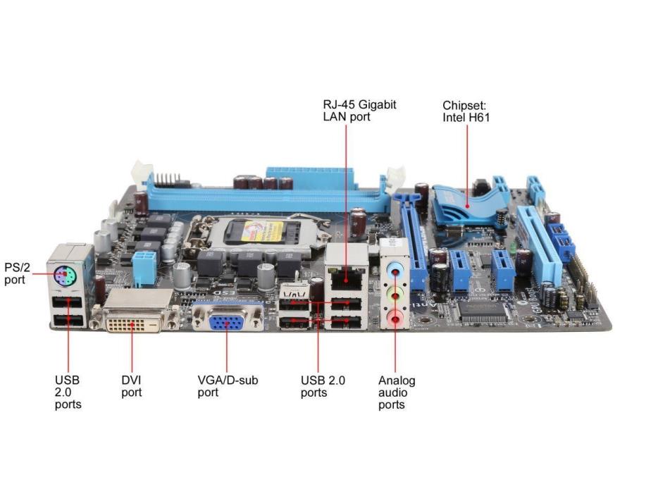 ASUS P8H61-M LE/CSM R2.0, LGA 1155, Intel Motherboard