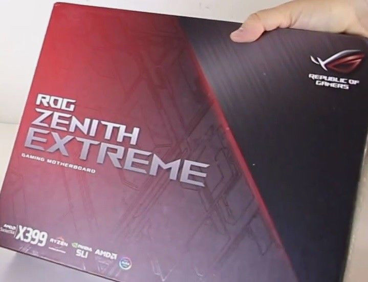 Sealed!! ASUS ROG ZENITH EXTREME X399 Motherboard ATX AMD TR4 Ryzen Threadripper