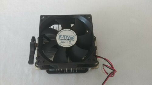 AVC 80mm cooling fan with heatsink and mounting hardware FM1/FM2/AM2/AM3/940/939