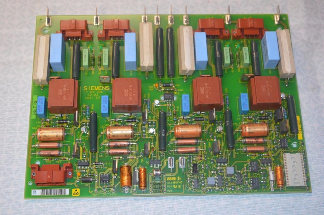 Siemens 1167704 D641 PCB Angiography Board 11 67 704 X2123 D641 E2  CSQ