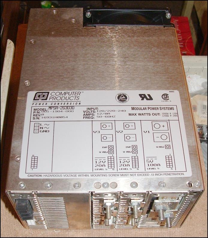 C&P COMPUTER PRODUCTS MPSA2G3D3 MPSA-2G3D3 POWER SUPPLY NEW OUT OF BOX