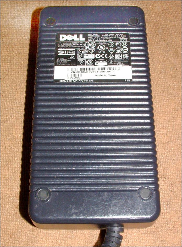 DELL OEM 12V-18A 0D3860 POWER SUPPLY FOR USFF DELL COMPUTERS WORKSTATIONS POS