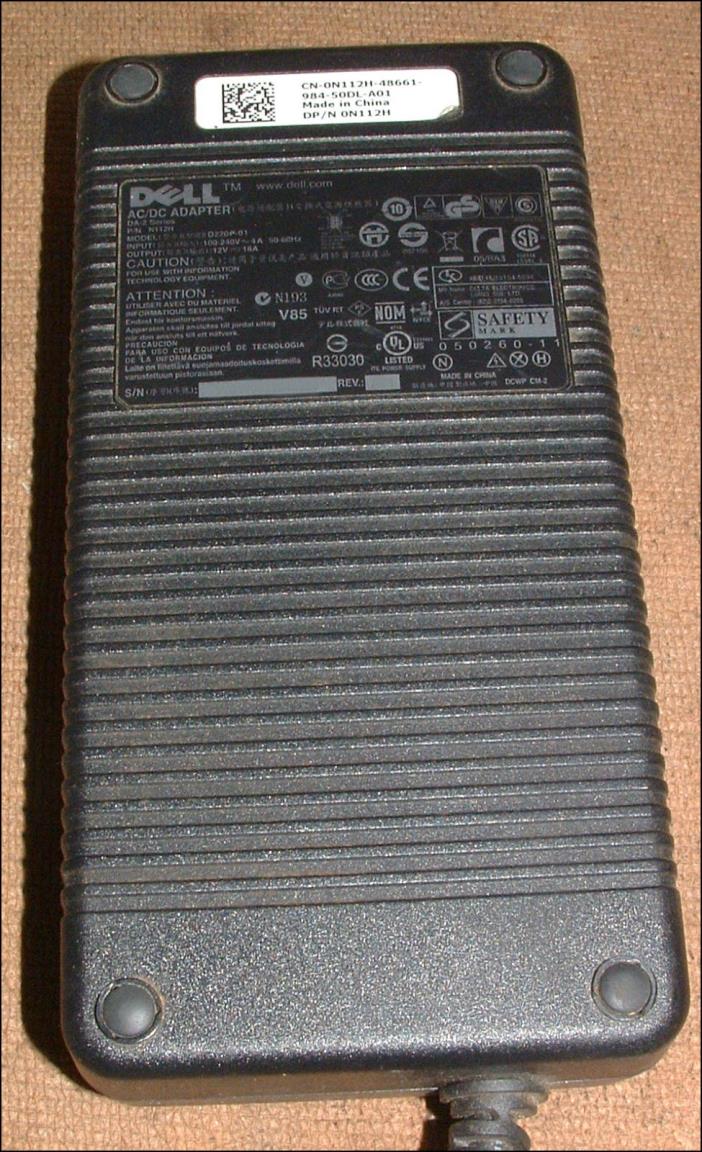 DELL OEM 12V-18A 0N112H POWER SUPPLY FOR USFF DELL COMPUTERS WORKSTATIONS POS