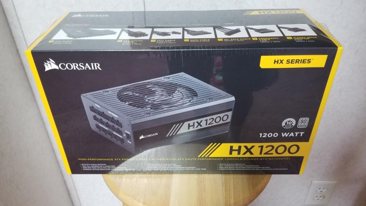 NEW Corsair HX1200 Modular 80 Plus Platinum Power Supply