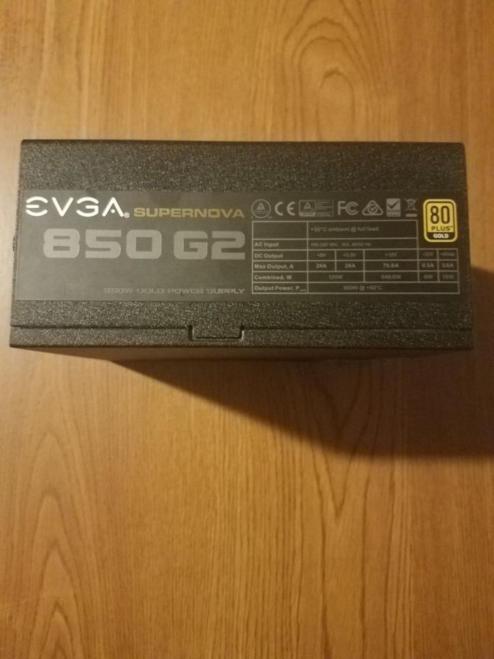 EVGA SuperNOVA 850 G2, 80+ GOLD 850W, Fully Modular, EVGA ECO Mode