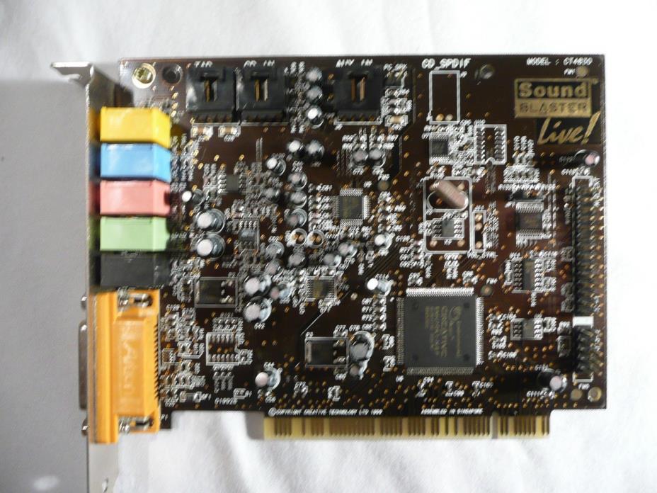 Creative Sound Blaster Live CT 4830 PCI Sound Card