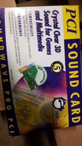 PCI SOUND CARD SOUNDWAVE PRO MODEL IC1607