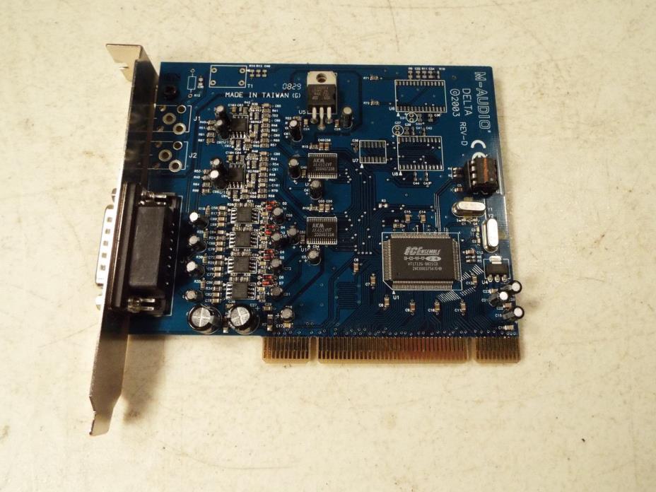 Delta M-Audio 44 Audio Interface Card - Rev D 2003 - PCI