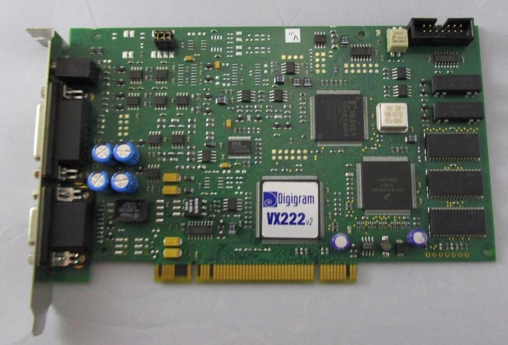 Digigram VX222 v2 24bit AES Digital & Balanced Analog XLR Broadcast Sound Card