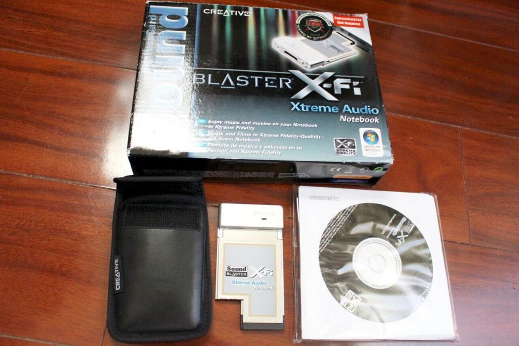 CREATIVE Sound Blaster X-Fi Xtreme Audio Notebook sb0710