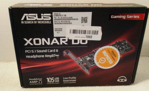 Asus Xonar DG PCI 5.1 Sound Card & Headphone Amplifier - Gaming Series
