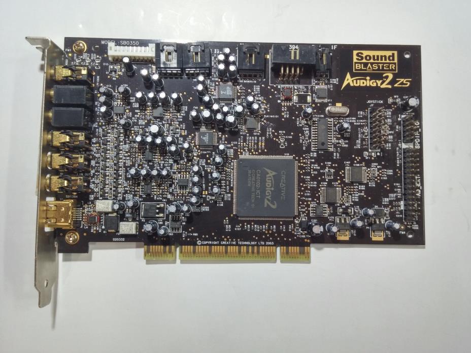 Creative Labs Sound Blaster Audigy 2 ZS SB0350 PCI Sound Card 2003