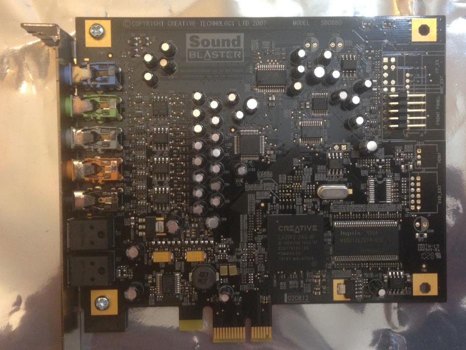 493346-001 - HP Z800 Creative Sound Blaster X-Fi Titanium Audio Card - SB0880