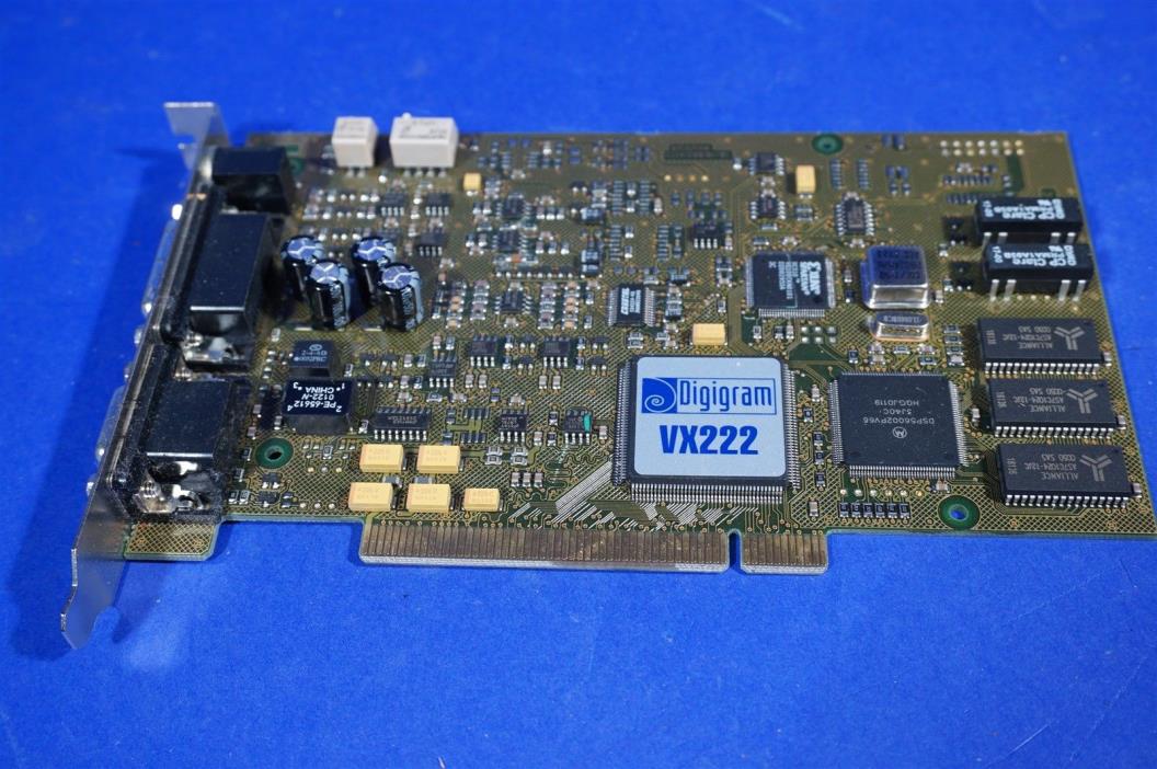 Digigram VX222 Broadcast Audio Sound Card XLR -