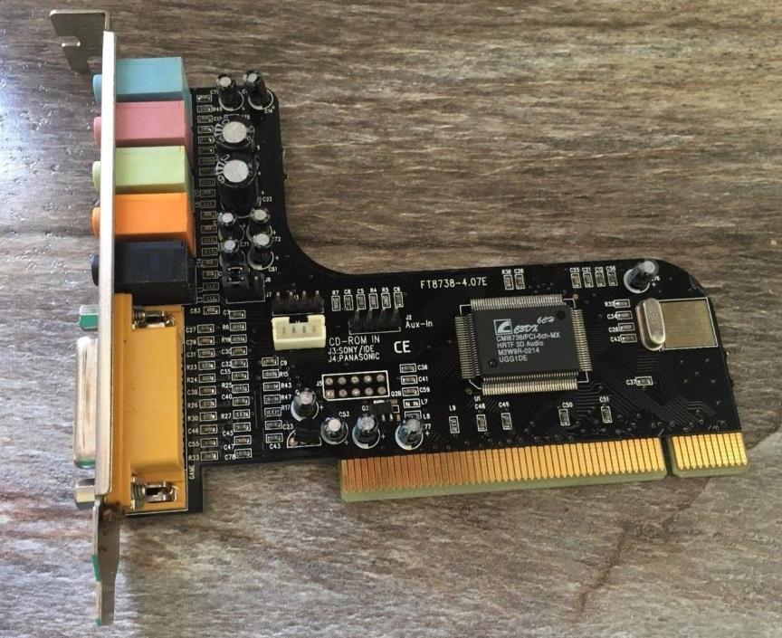 Mercury KOB-C884-E - 6 Channel Sound PCI audio card for desktop computer