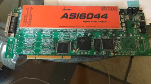 AudioScience ASI6044 Broadcast Balanced Analog XLR Multichannel PCI Sound Card