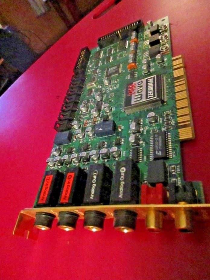 ESI Wave Terminal 2496 Internal PCI Sound Card Ego Sys V2.0 E-1299MAC