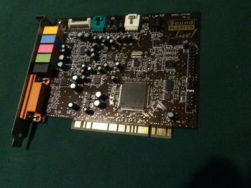 PCI Sound Card, Creative Sound Blaster Live! Model CT4780. (0181UR)