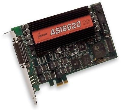 AudioScience ASI6620 Broadcast Balanced Analog XLR Multichannel PCIe Sound Card