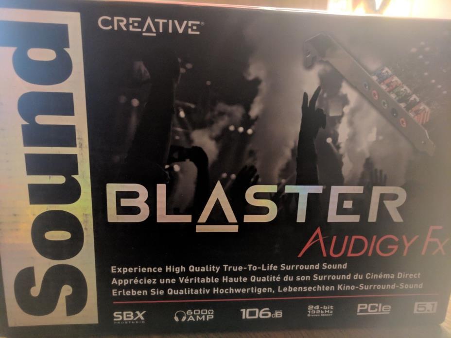 Creative Sound Blaster Audigy FX -  New in Box