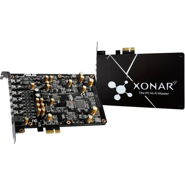 ASUS XONAR AE 7.1 Channel 24-Bit PCIe Gaming Audio Card with Backplate