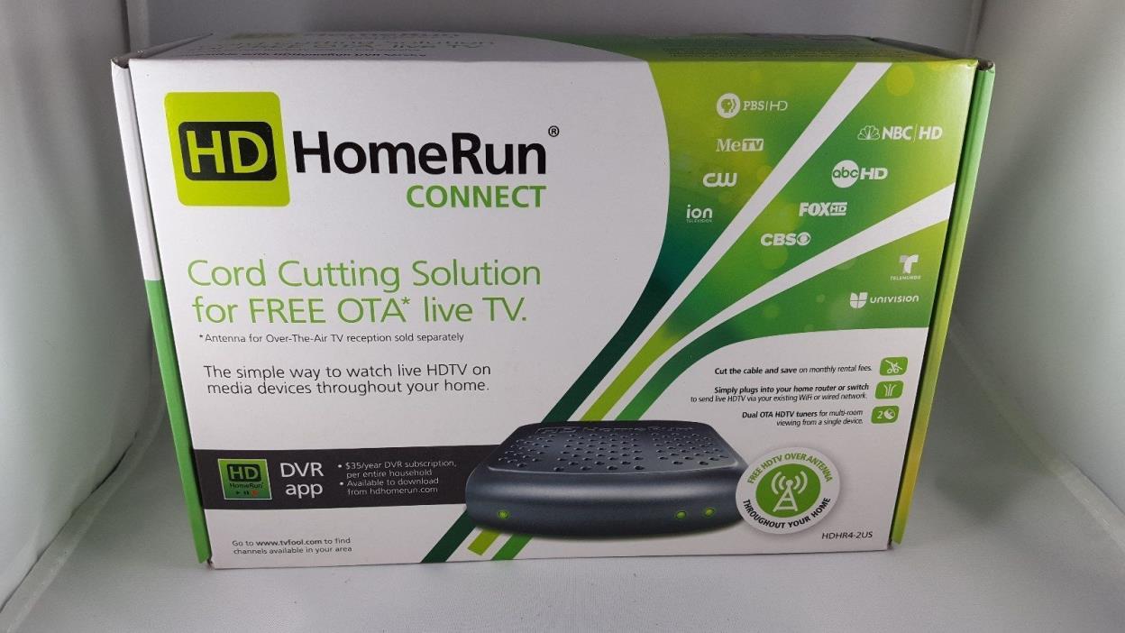 SiliconDust :HDHomeRun Connect - HDTV Broadcasts - 2-Tuner, DVR, Plex: NIB