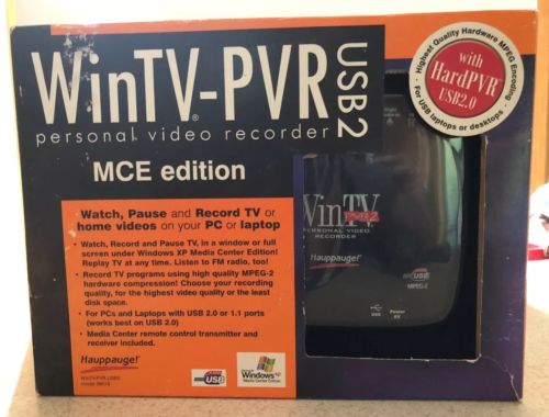 Hauppauge WinTV-PVR-USB2 MCE Bundle TV Tuner/Personal Video Recorder