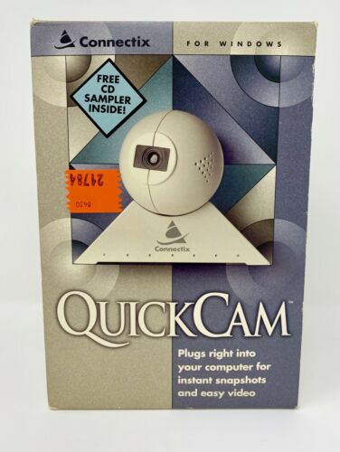 Connectix QuickCam Computer Video Camera - PS/2 and Parallel Port Connectors