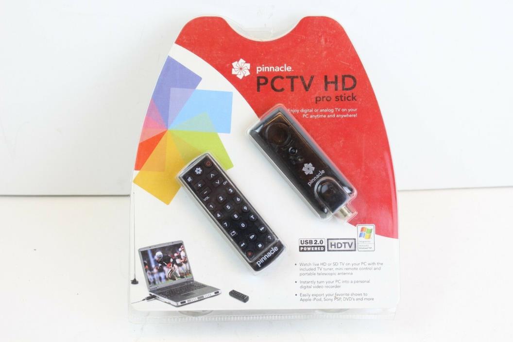 Pinnacle PCTV HD pro stick usb tuner TV PC