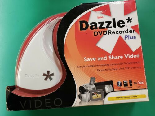 Dazzle DVD Recorder Plus Pinnacle Studio 12 Transfer VHS / DVD to PC DVC 101