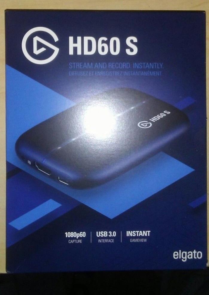 Elgato HD60 S Game Capture USB 3.0 Recording and Streaming Xbox One PS4