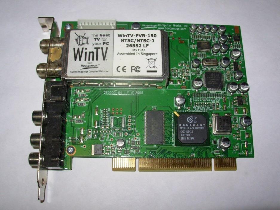 Hauppauge WinTV-PVR-150  NTSC/NTSC-J TV 26552 LF PVI Card 5188-4202