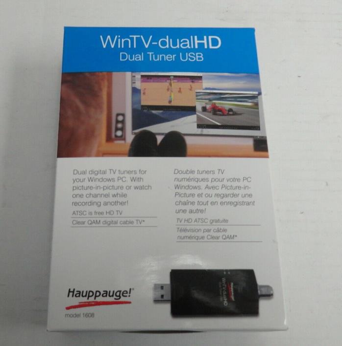 Hauppauge WinTV-DualHD 1608, Dual USB Tuner For Windows PC (2A2.31.JK)
