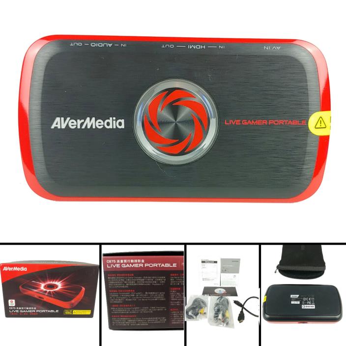 AVerMedia Live Gamer Portable Capture Box Card LGP Record XBOX PS3 C875 HD 1080p