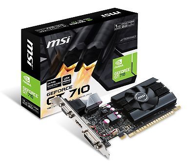 MSI Gaming GeForce GT 710 1GB GDRR5 32-bit HDCP Support DirectX 12 OpenGL 4.5...