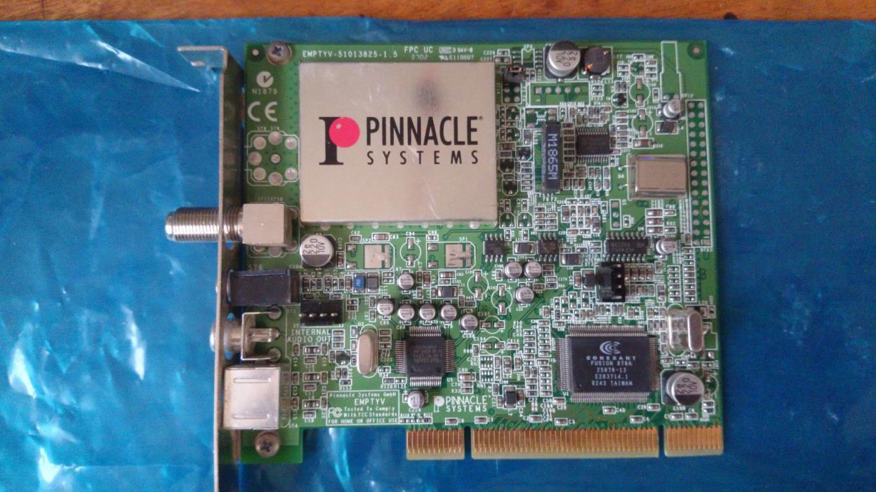 PINNACLE PCTV TV TUNER CAPTURE PCI