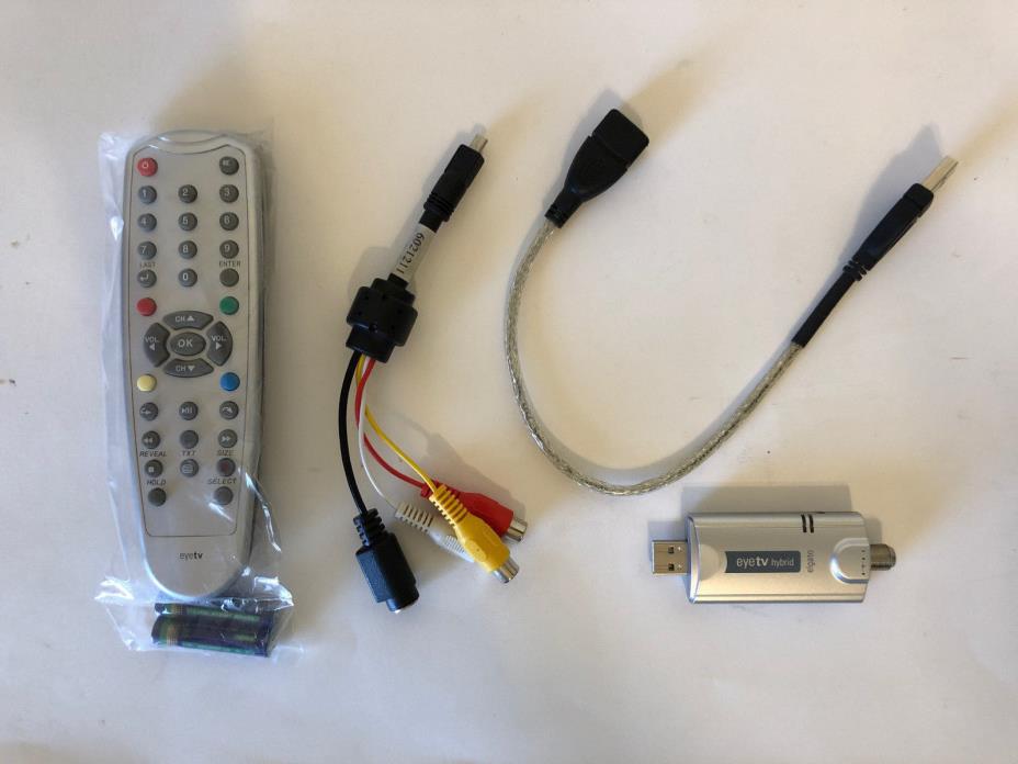 Elgato EyeTV Hybrid TV Digital USB Tuner/Receiver for Mac or PC Tested