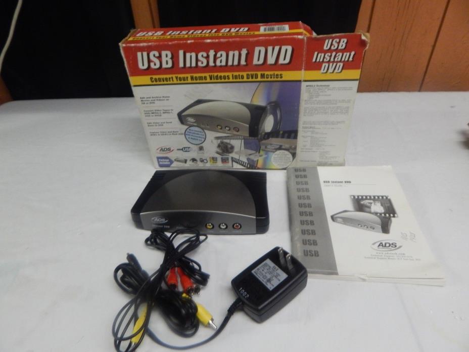 USB Instant DVD Converter from home video tape movies USBAV-700