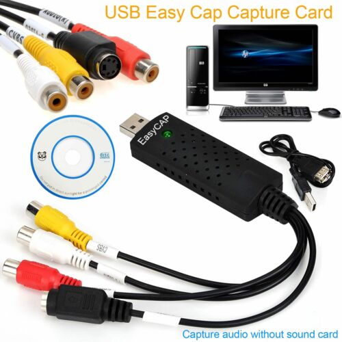 USB 2.0 Easycap Audio TV Video VHS to DVD PC HDD Converter Adapter Capture Card