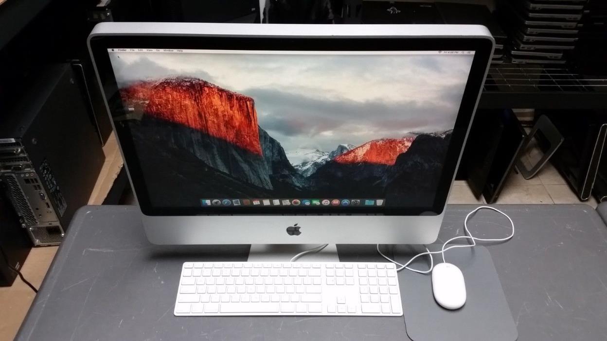 Apple imac 8,1 24 inch early 2008 core 2 duo 2.8ghz 320gb 6GB ram OS El Capitan