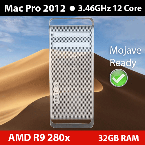 Mac Pro 5,1 | Mid 2012 | 3.46GHz 12-core | 32 GB | 1 TB | AMD R9 280x 3GB