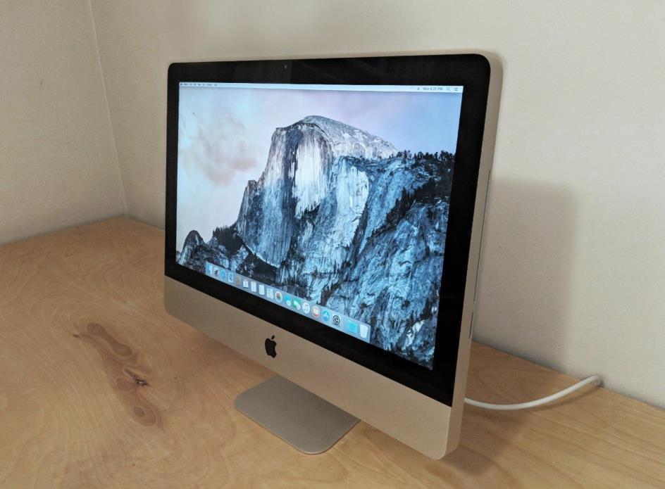 apple iMac 21.5 late 2011 i3  3.1ghz 250gb hd 12gb memory el capitan
