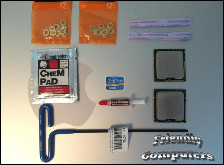 12 Core 2009 Apple Mac Pro 4,1 X5690 x2 3.46GHz XEON Processor upgrade kit 5,1