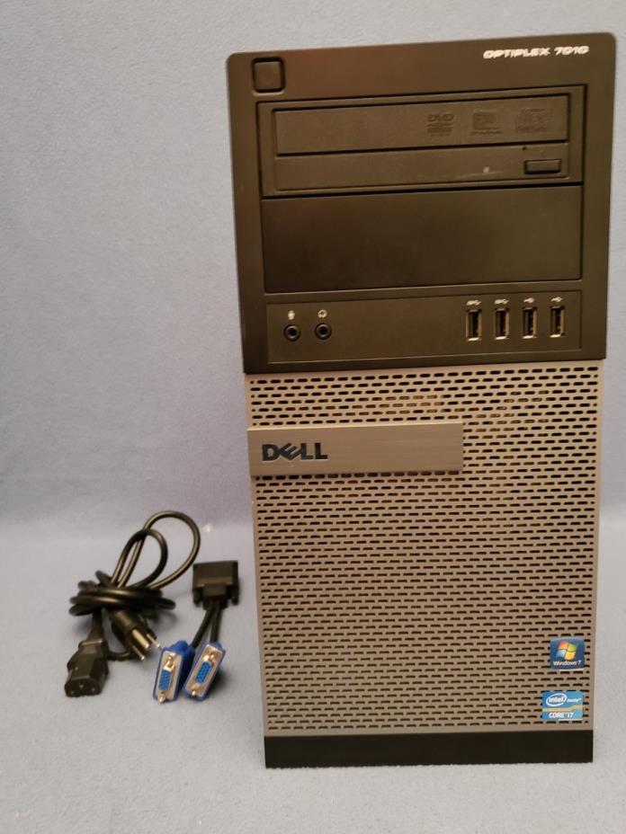 Dell Optiplex 7010 Core i5-3470 3.2ghz 12GB 1TB HDD Radeon HD 6350