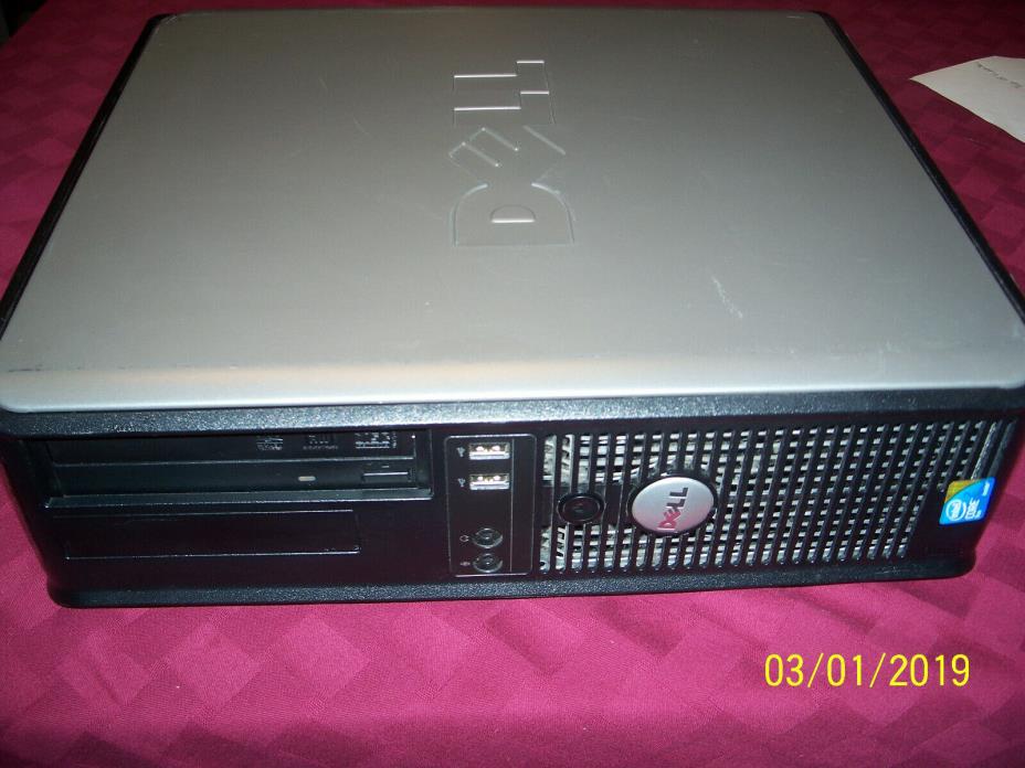 Dell Optiplex 760 Windows XP Pro Intel Core 2 Duo 3.0GHz 3GB Ram