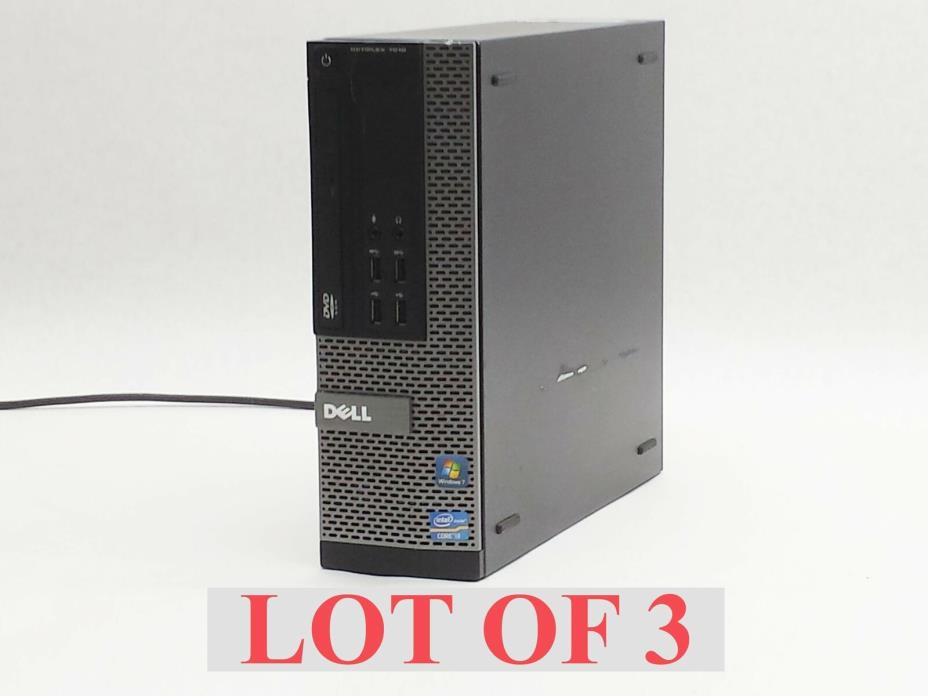 LOT 3 DELL OPTIPLEX 7010 SFF 2*I3-3220 I5-3470 4GB 500GB DESKTOP COMPUTER PC