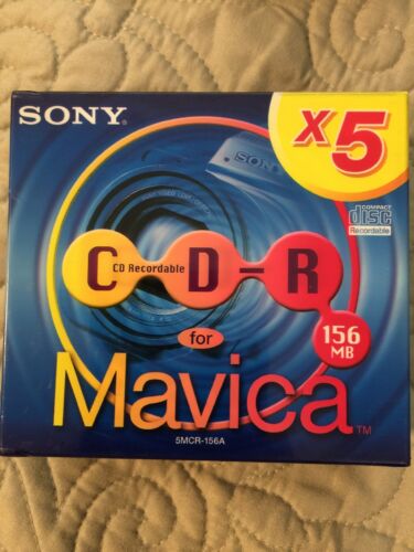 Sony CD Recordable CDR 156 MB for Sony Mavica 5 Pack Brand New