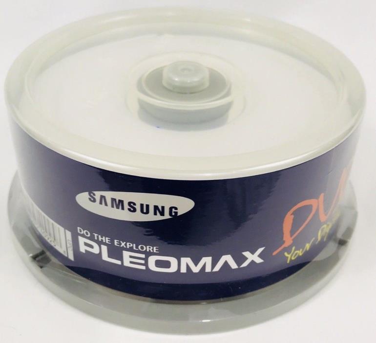 Samsung Pleomax 25 Pc 8x Dvdr Blank Disc Media 4.7Gb 120Min New